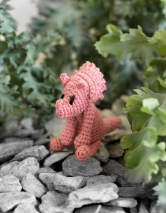 Mini Victoria the Triceratops Crochet Kit