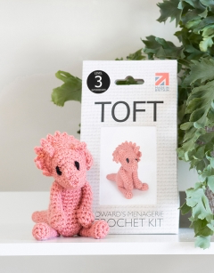 Mini Victoria the Triceratops Crochet Kit