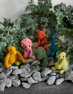 Mini Victoria the Triceratops Crochet Kit