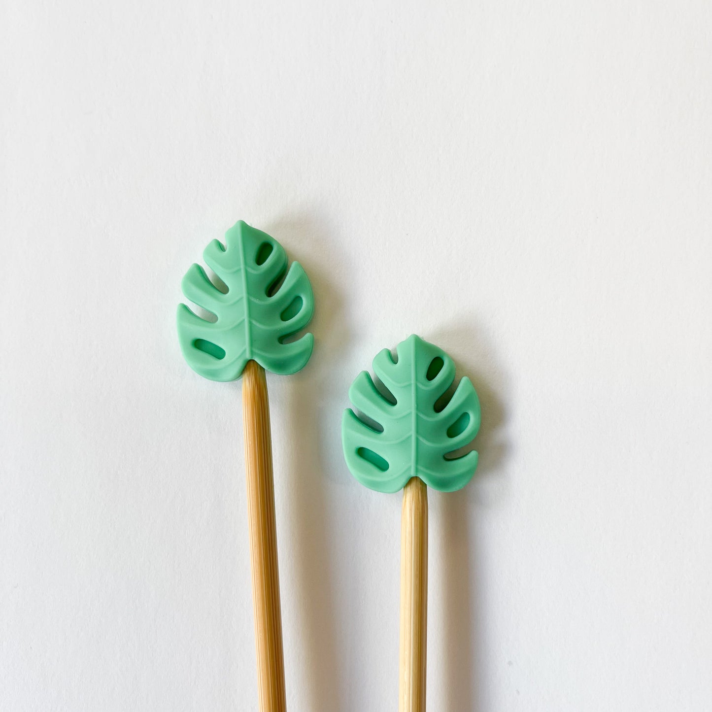 Seafoam Monstera Leaf | Stitch Stoppers By Toil & Trouble