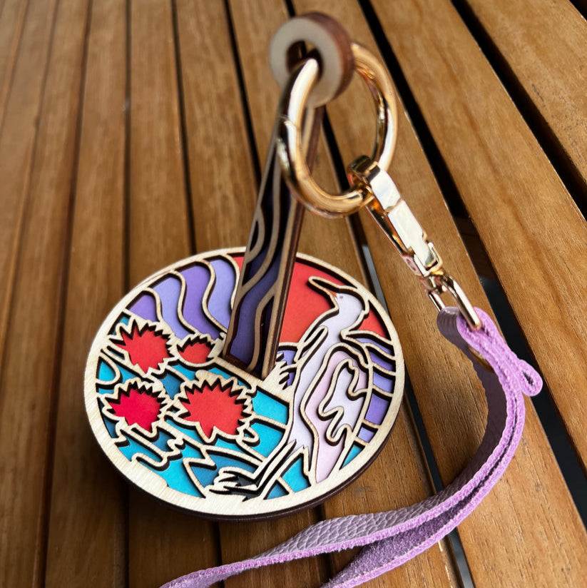 Bird is the Word - Mini Yarn Minder by Lemonwood
