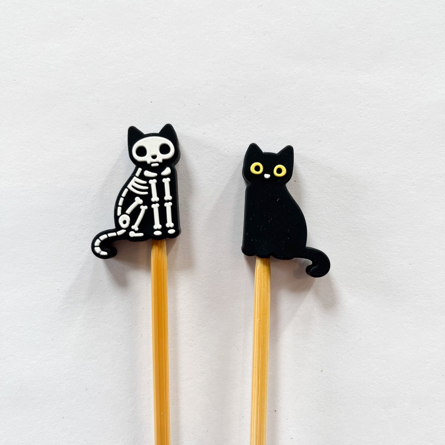 Skelly Cat | Stitch Stoppers By Toil & Trouble