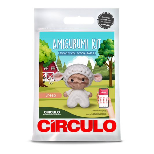 Sheep Munchkin Crochet Amigurumi Kit