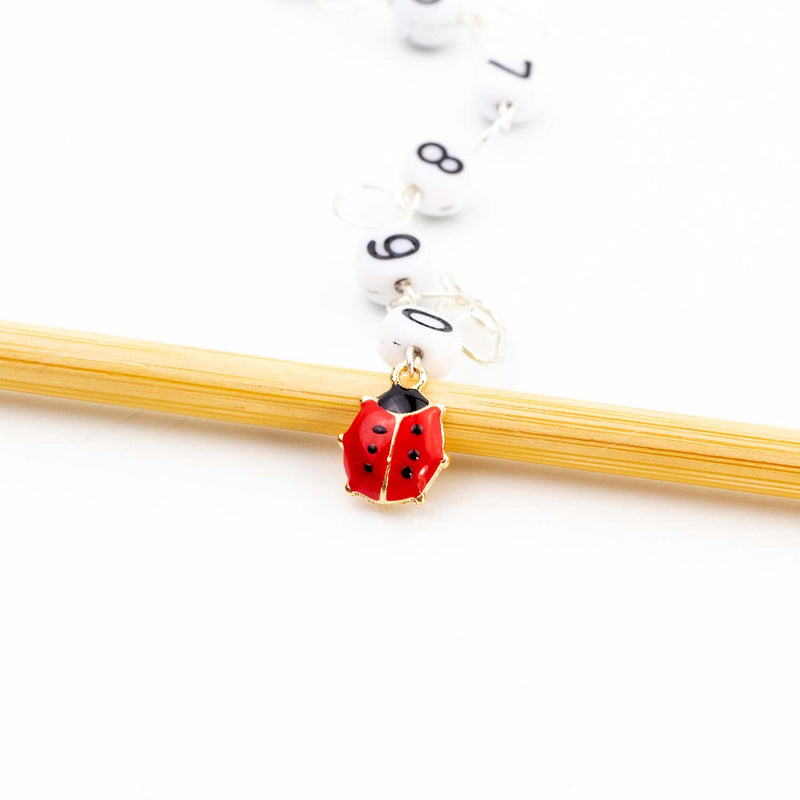 Ladybug Knitting or Crochet Chain Row Counter