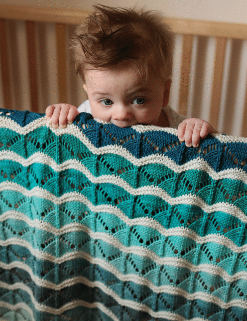 Bounce Baby Blanket Printed Pattern