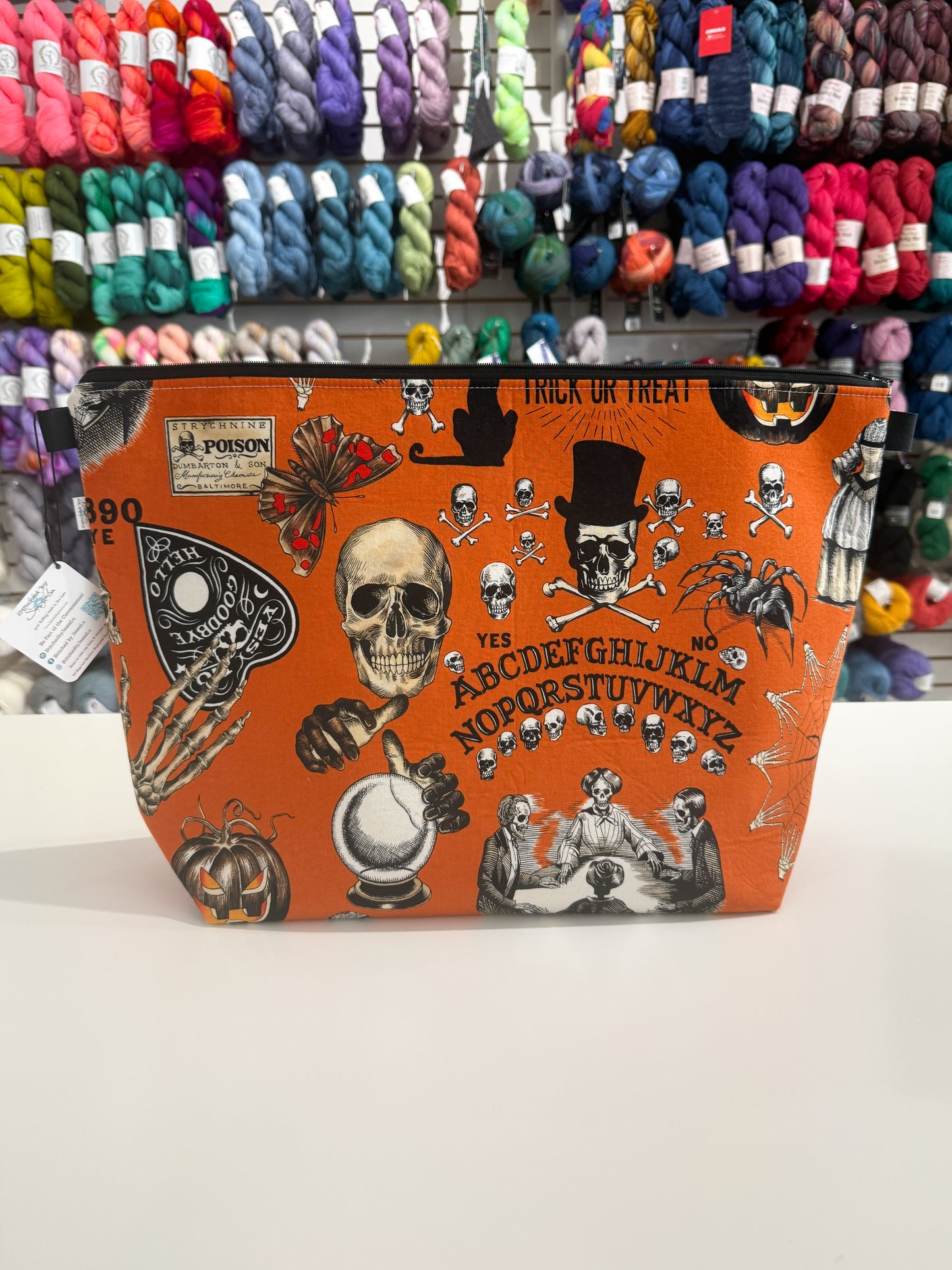 Orange Halloween  Project Bag by JessaLu