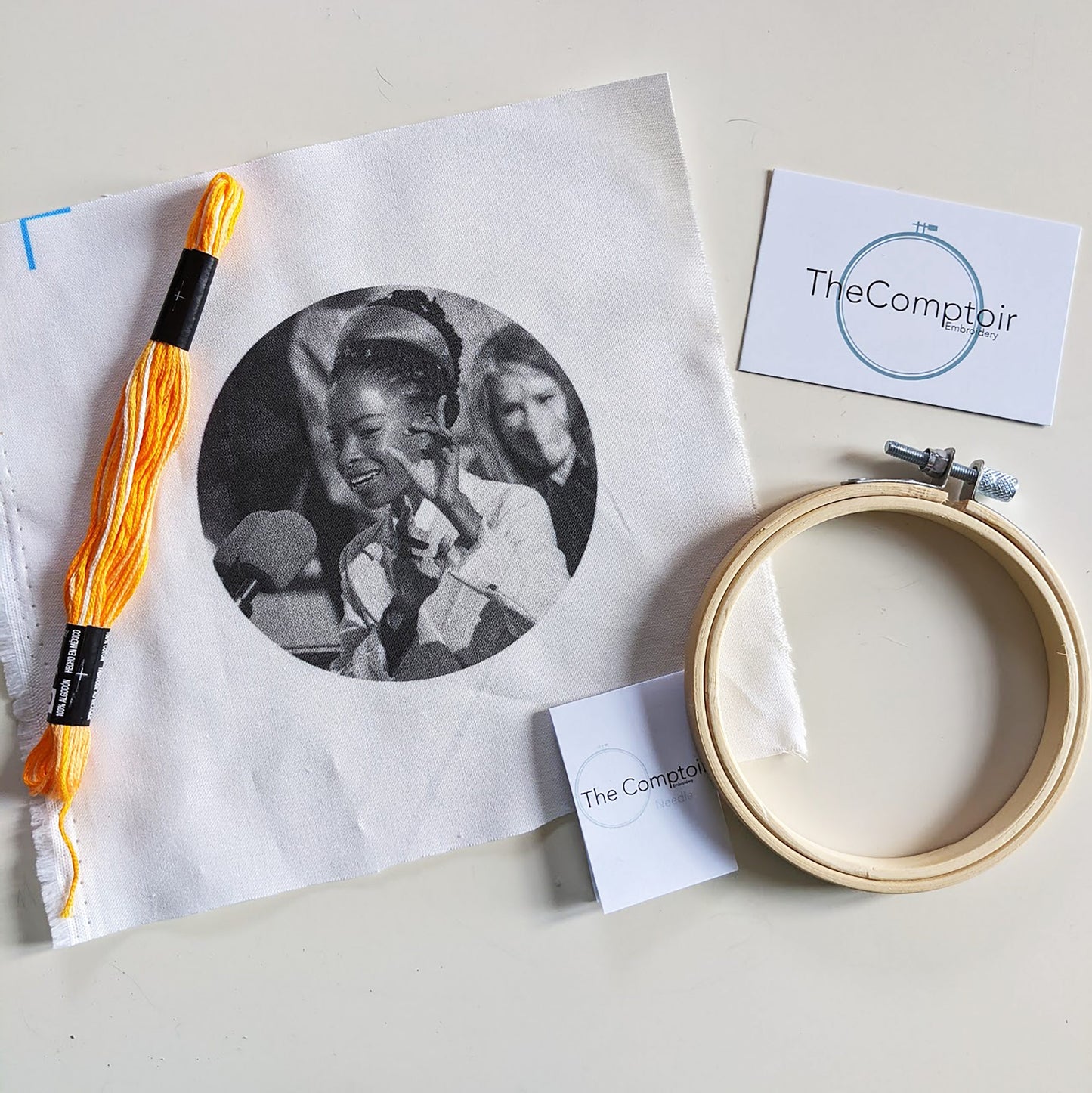 LAST CHANCE - Heroes Embroidery Kit By Le Comptoir
