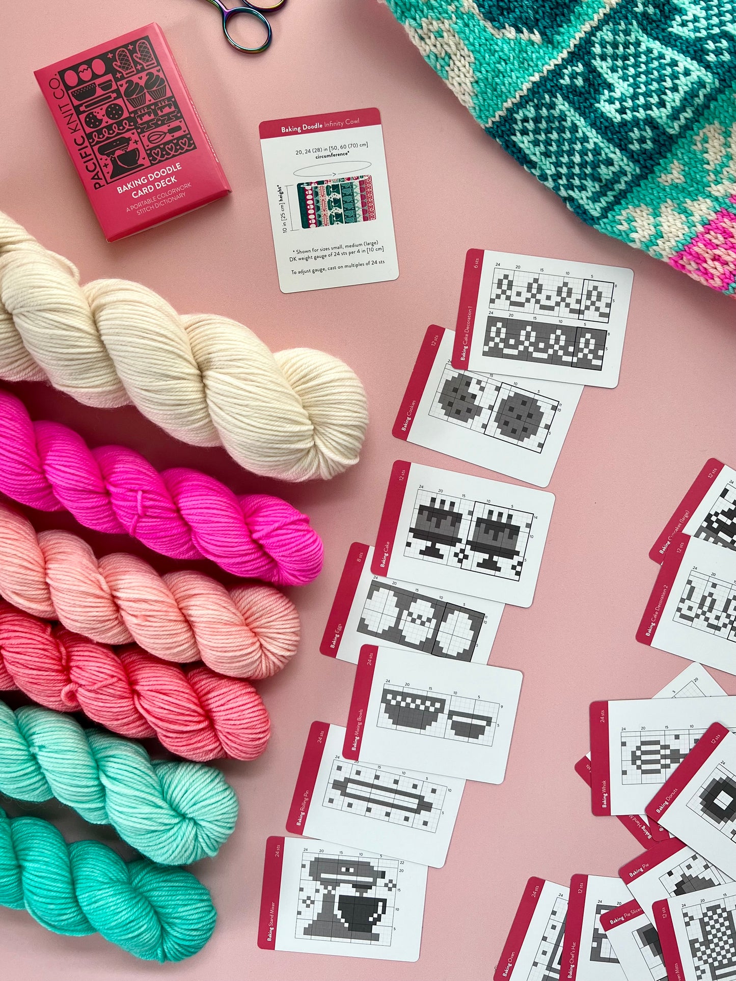 Baking Doodle Card Deck Expansion - Colorwork Knitting Charts