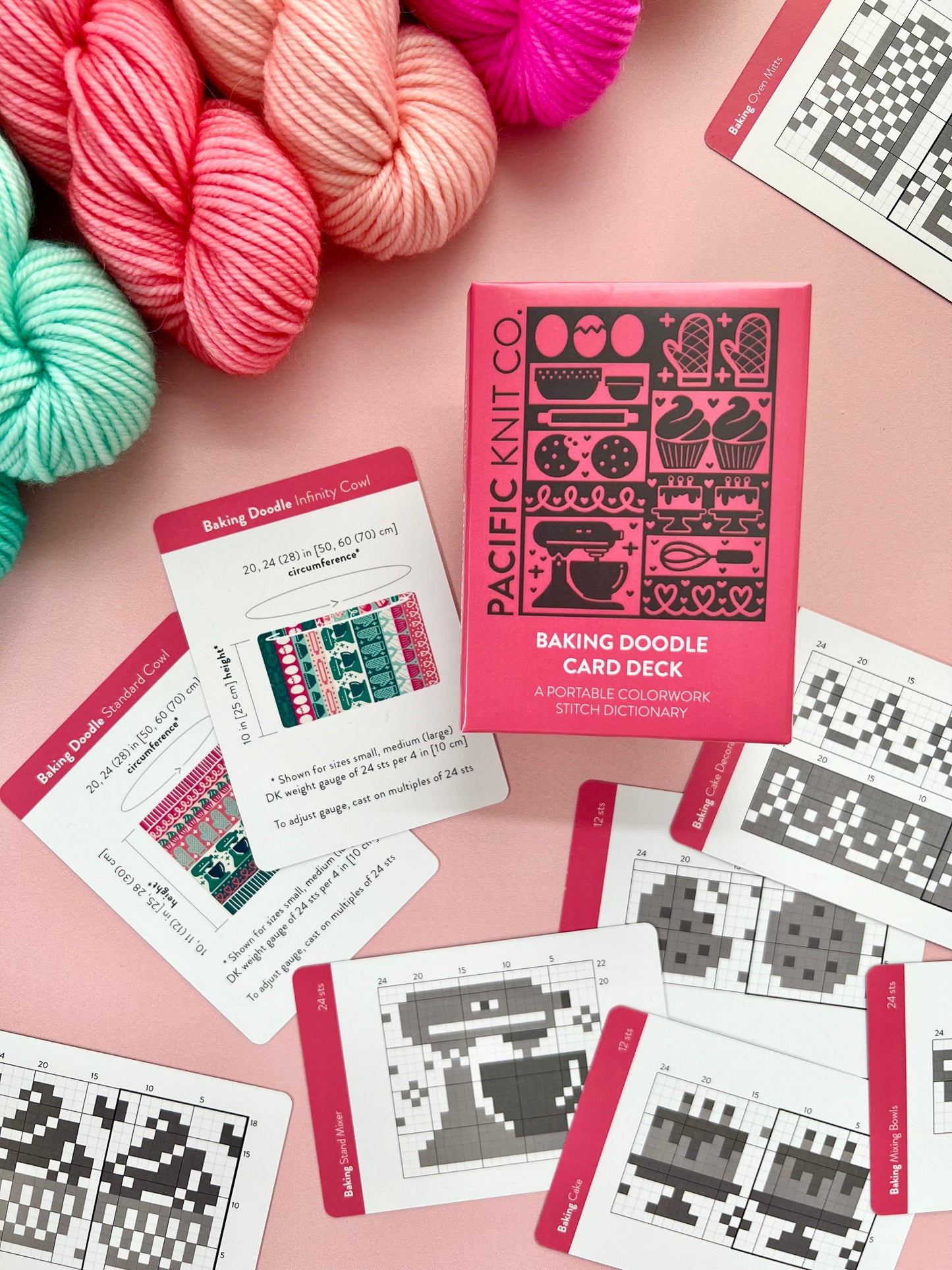 Baking Doodle Card Deck Expansion - Colorwork Knitting Charts