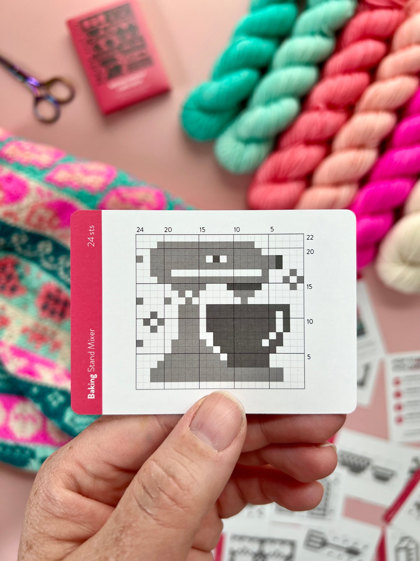 Baking Doodle Card Deck Expansion - Colorwork Knitting Charts
