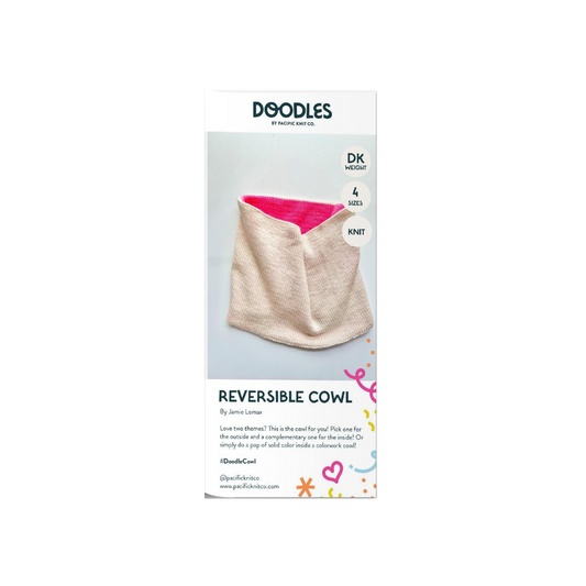 Base Doodle Reversible Cowl - DK - Create Your Own Design