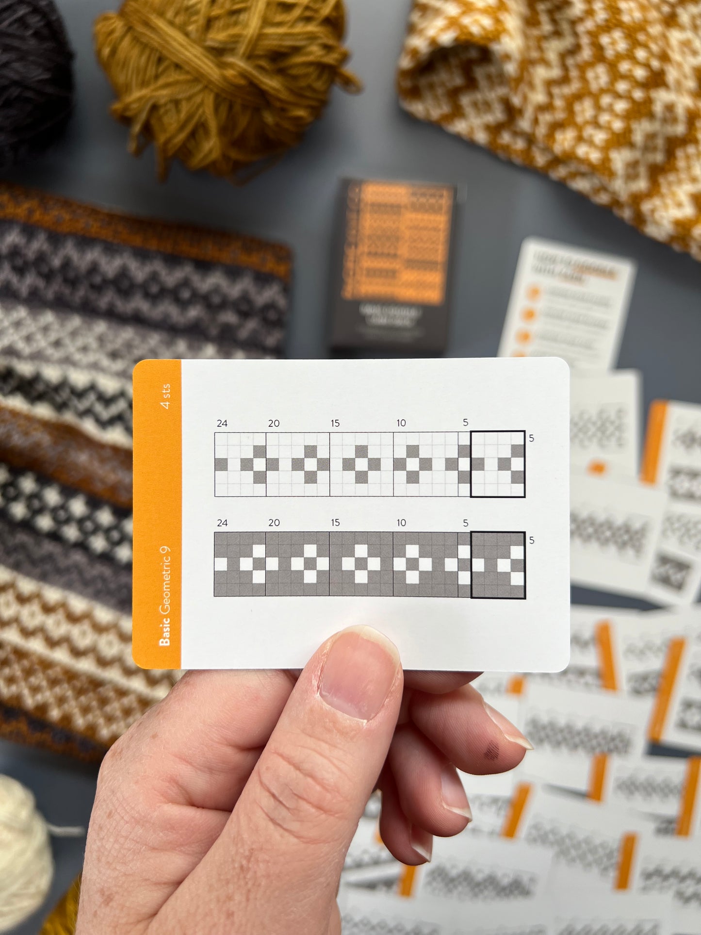 Basic Doodle Core Card Deck - Colorwork Knitting Charts