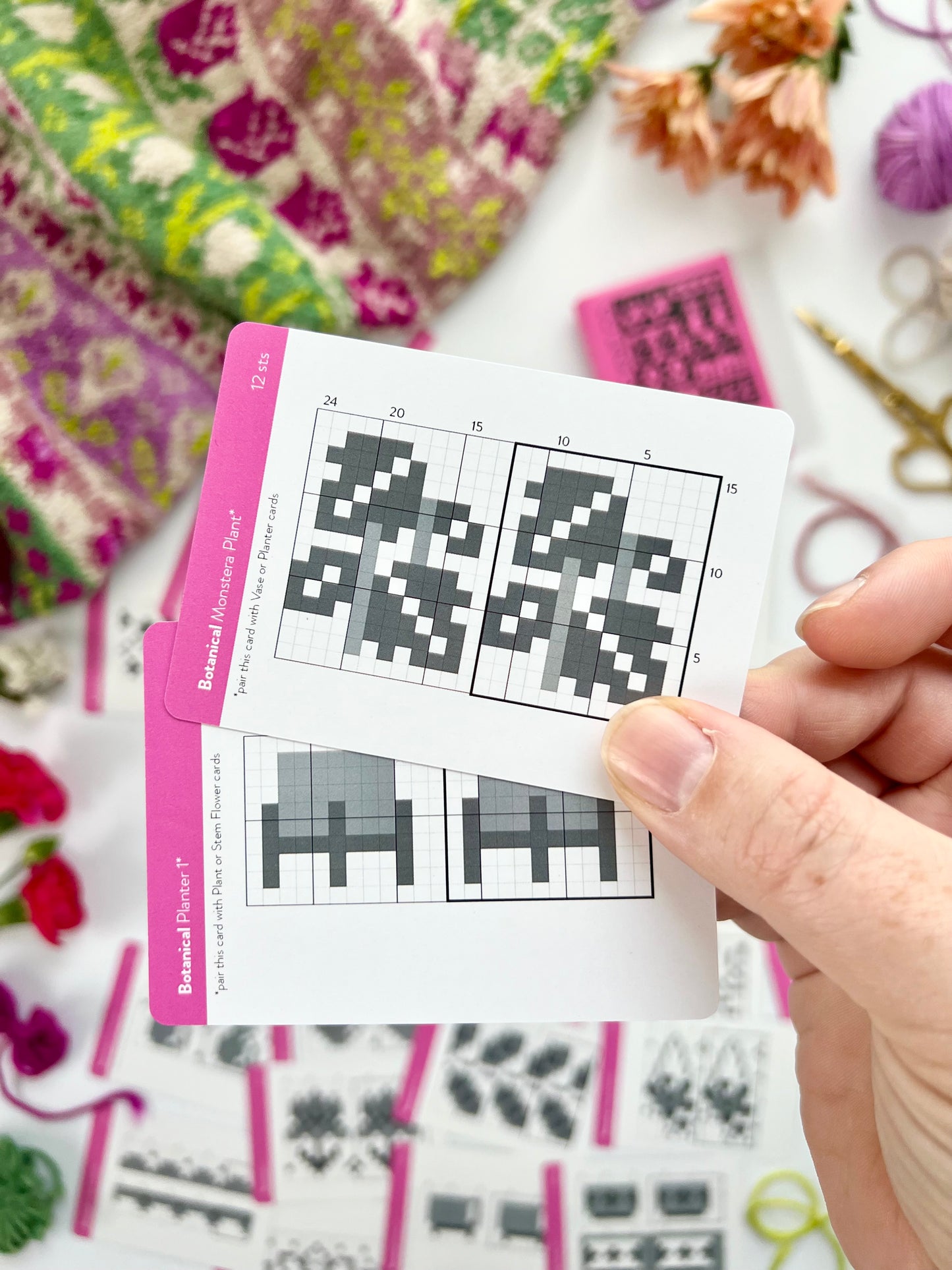 Botanical Doodle Deck Expansion Pack - Colorwork Knitting Charts