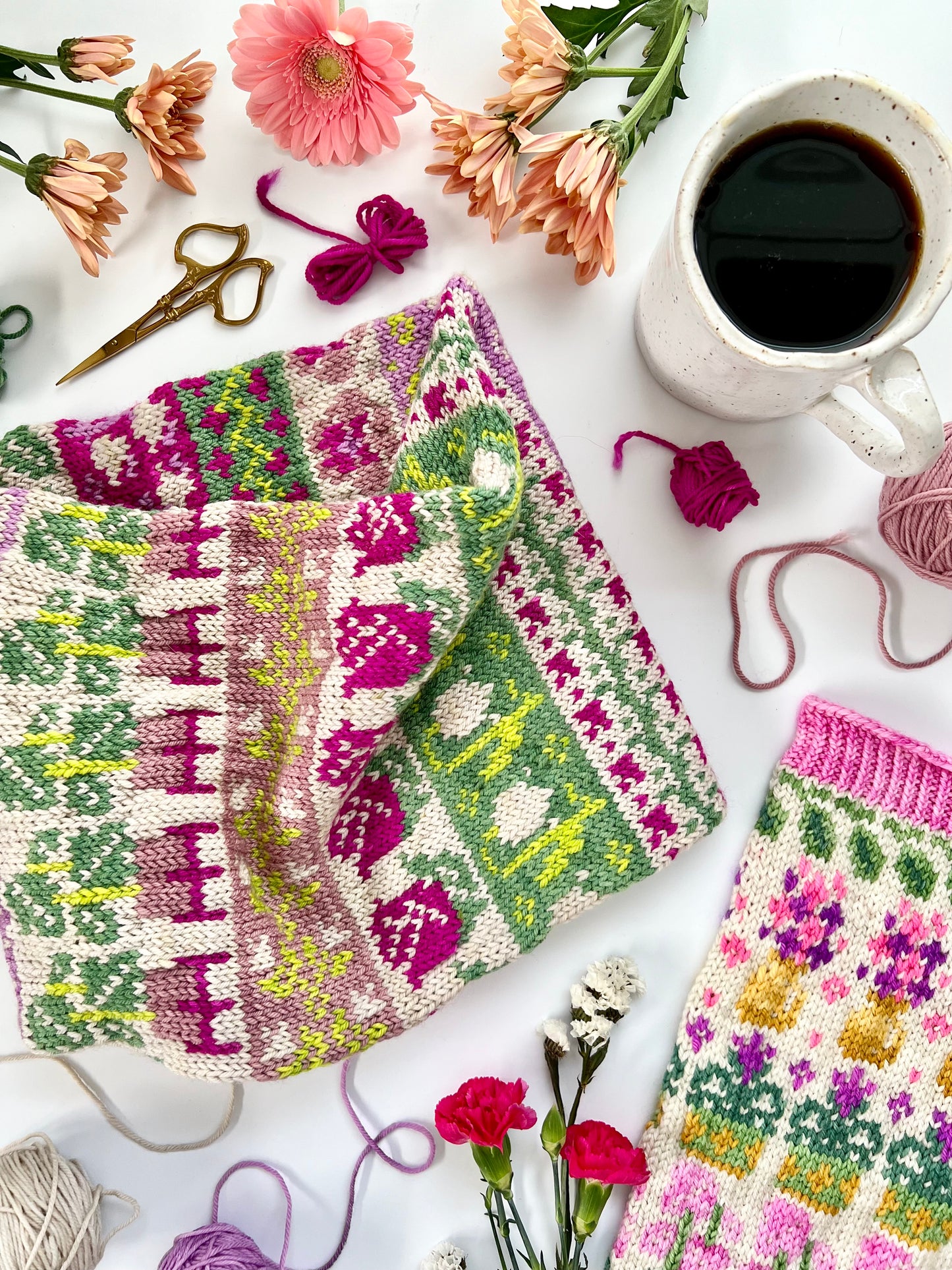 Botanical Doodle Deck Expansion Pack - Colorwork Knitting Charts