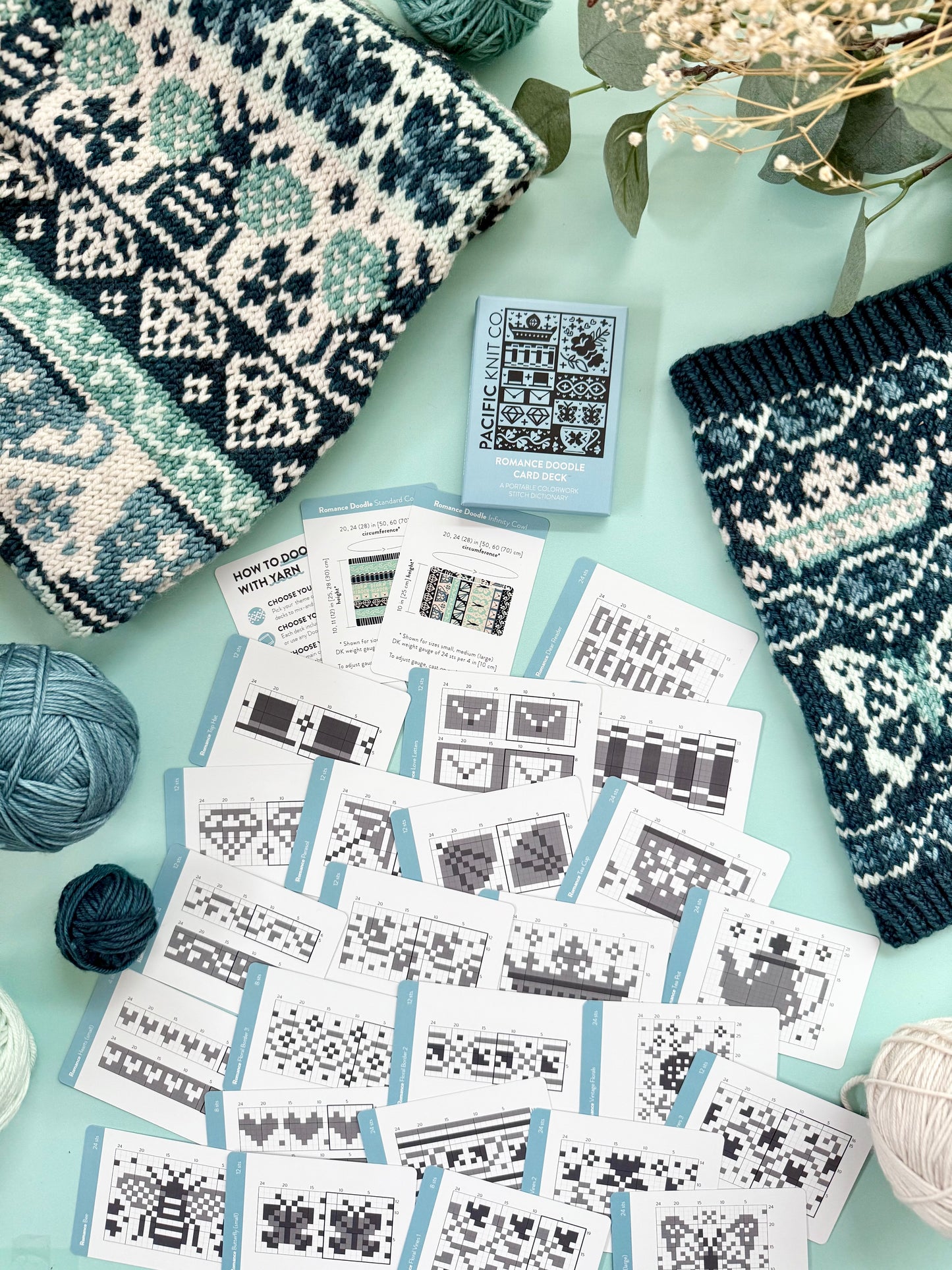 Romance Doodle Card Deck Expansion - Colorwork Knitting Charts