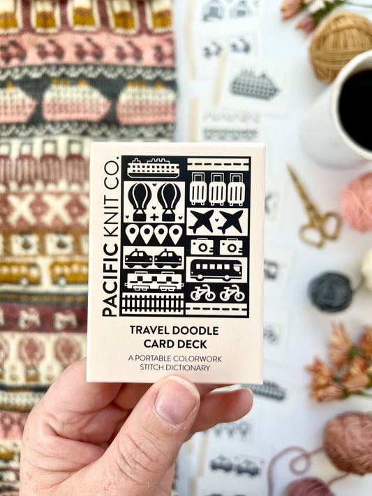 Travel Doodle Card Deck Expansion - Colorwork Knitting Charts