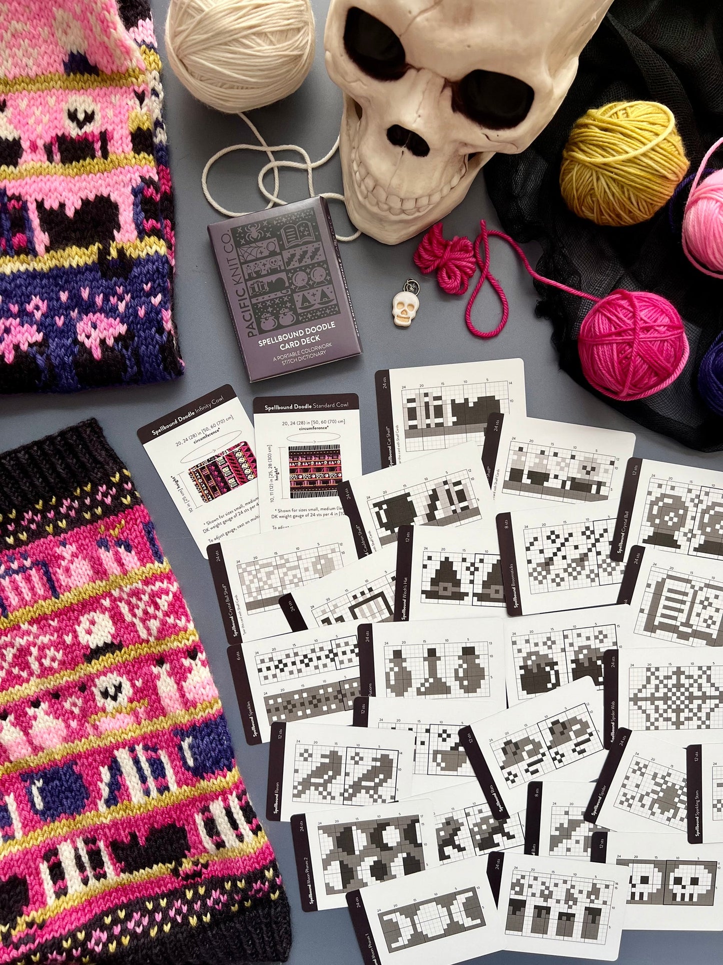 Spellbound Doodle Card Deck Expansion - Colorwork Knitting Charts