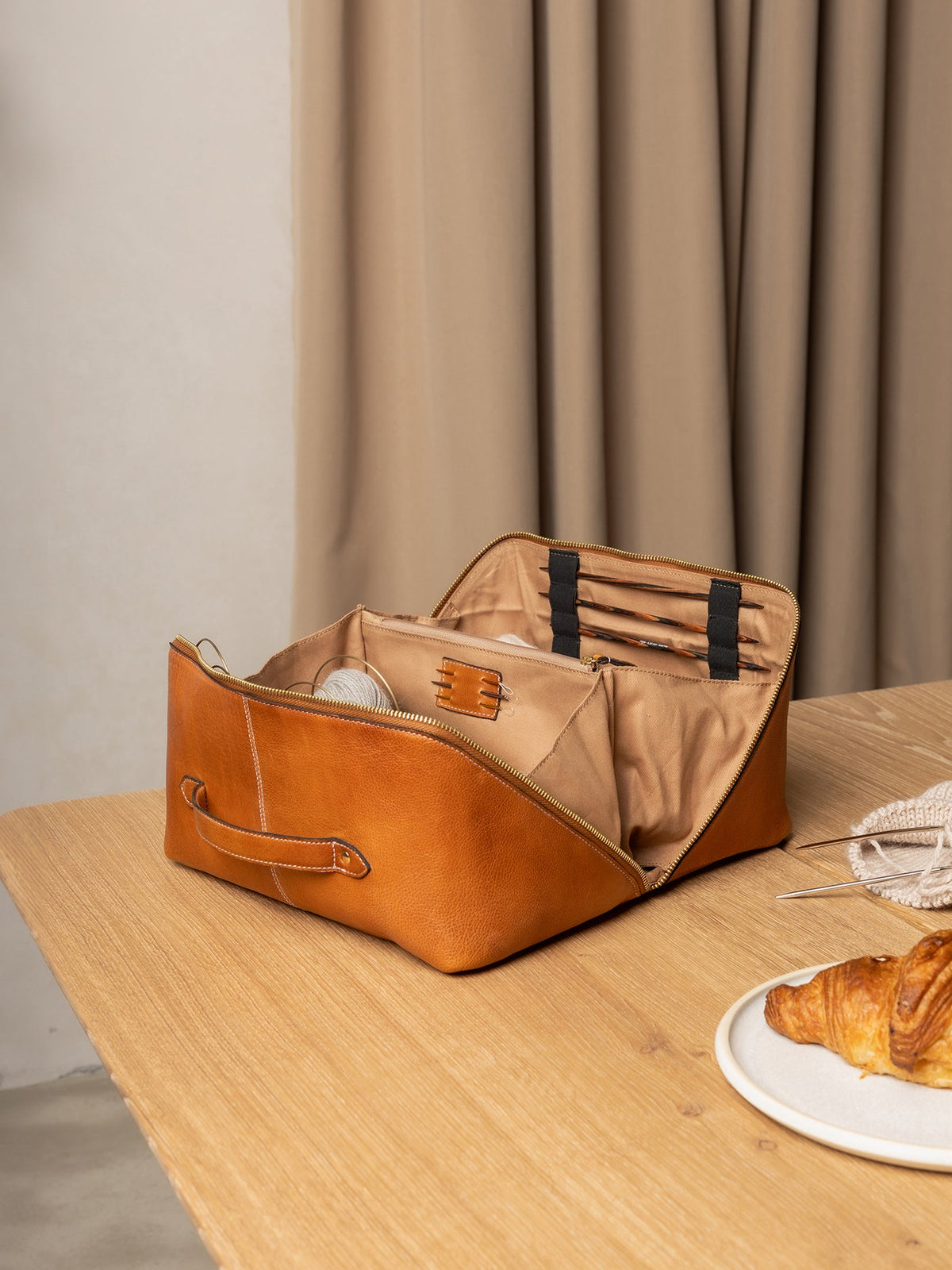 Project 10 Re:Designed Leather Project Bag
