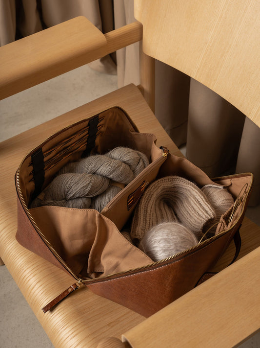 Project 10 Re:Designed Leather Project Bag