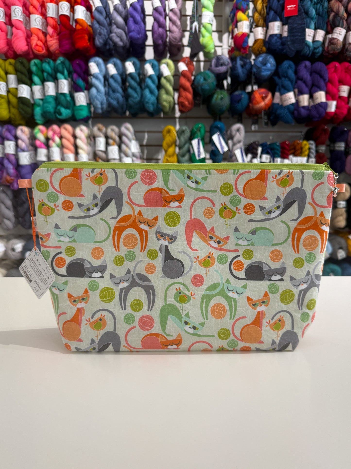 Retro Cats Project Bag by JessaLu