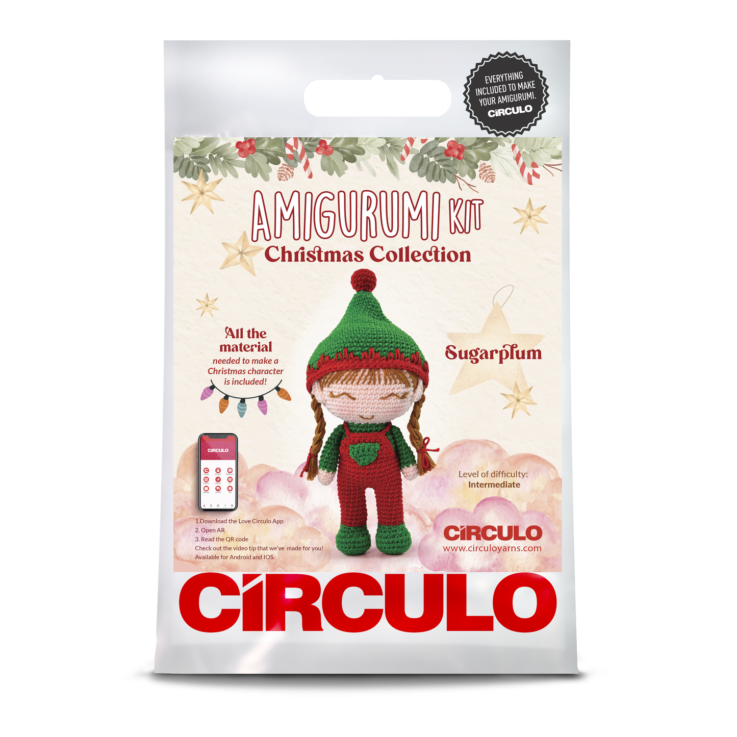 Sugar Plum Amigurumi Kit-Christmas collection