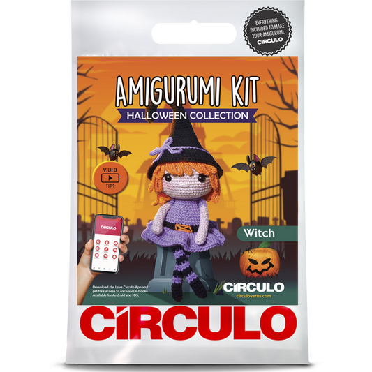 Witch Amigurumi Crochet Kit - Halloween Collection