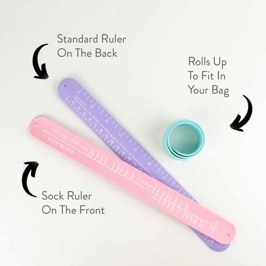 Sock Ruler Knitting Bracelet in Assorted Colors