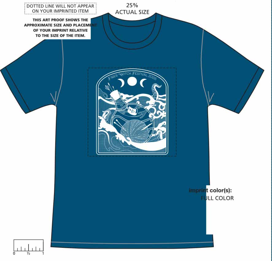 2026 Fiber Witch Festival Tshirt XS-4XL