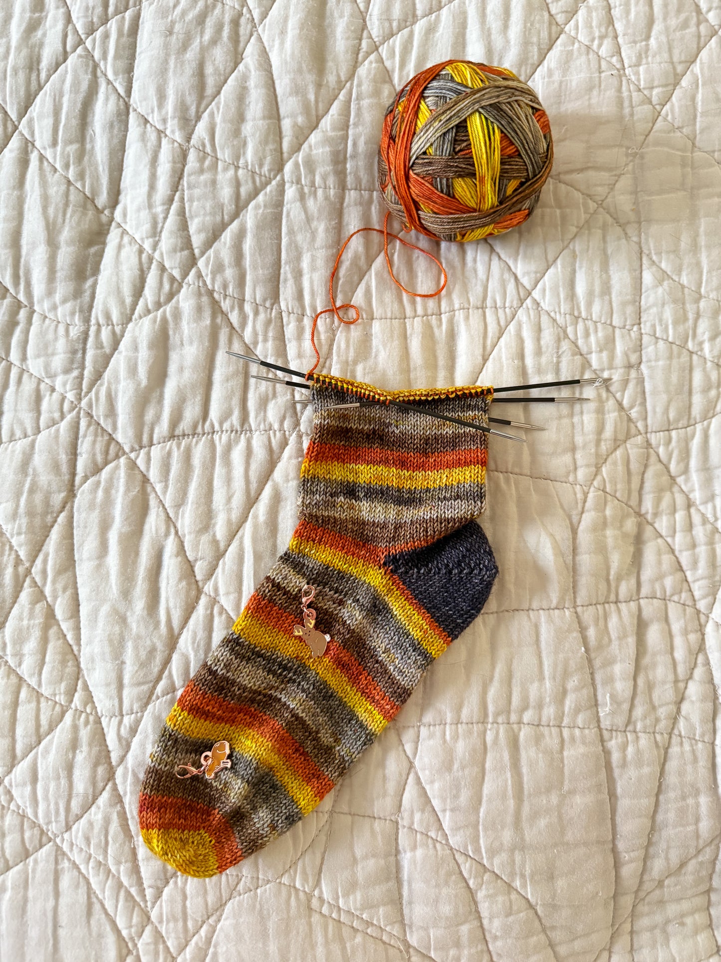 October Graveyard - Exclusive Self Striping Yarn by Valkyrie Fibers