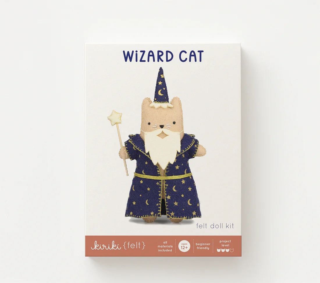 Wizard Cat - Felt Doll Kit