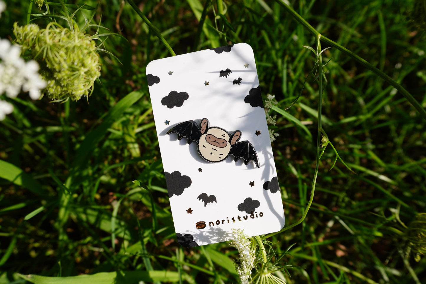 Little Brown Bat Enamel Pin 