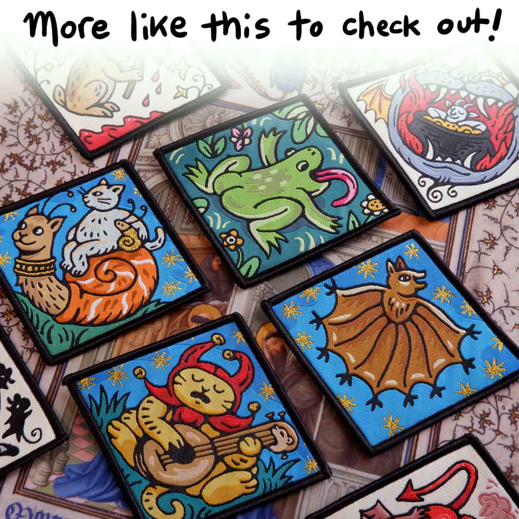 Big Booty Frog - Woven Patch