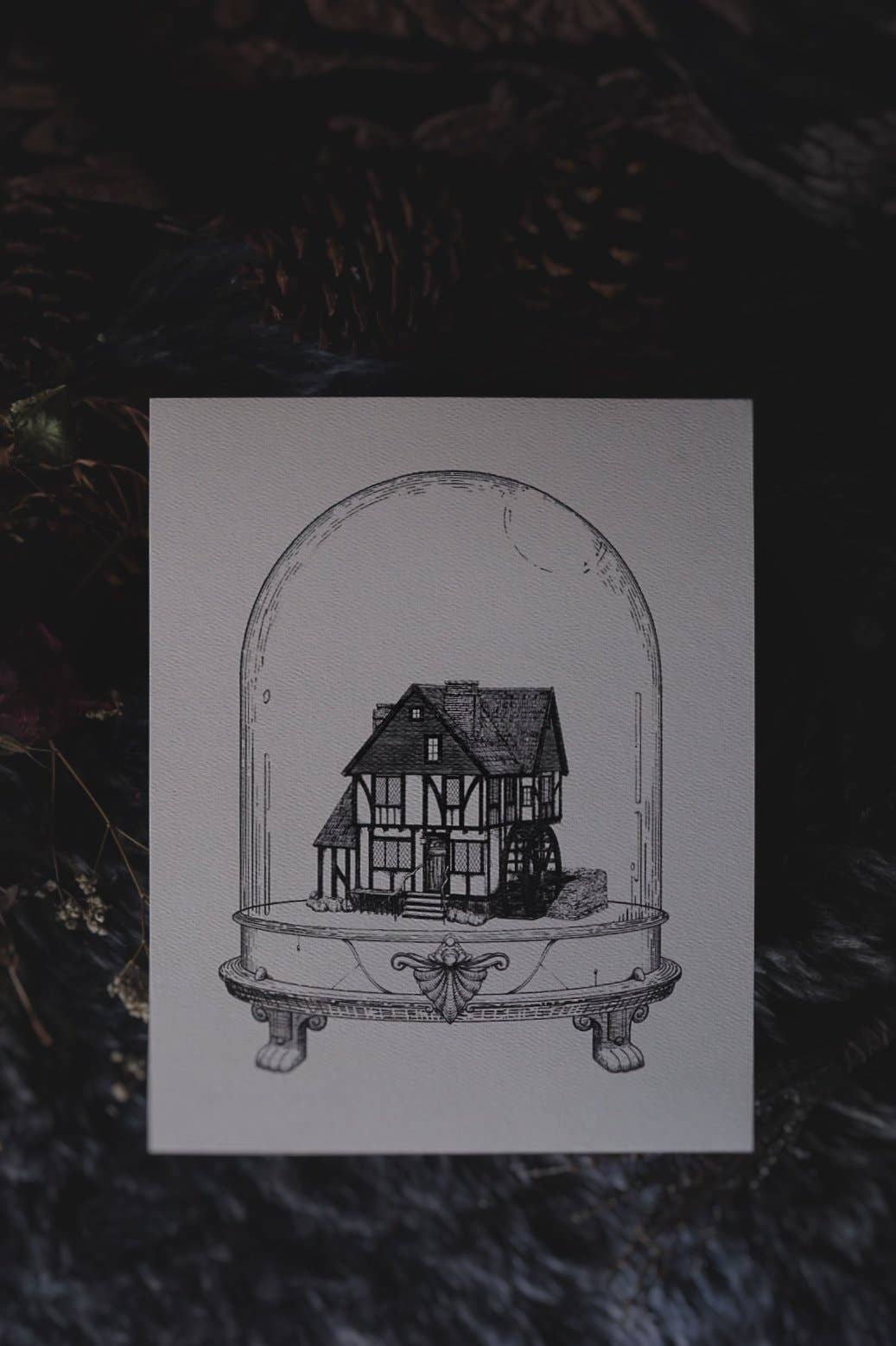 Sanderson Sisters' Cottage: Houses of Horror | Art Print: 8" x 10"