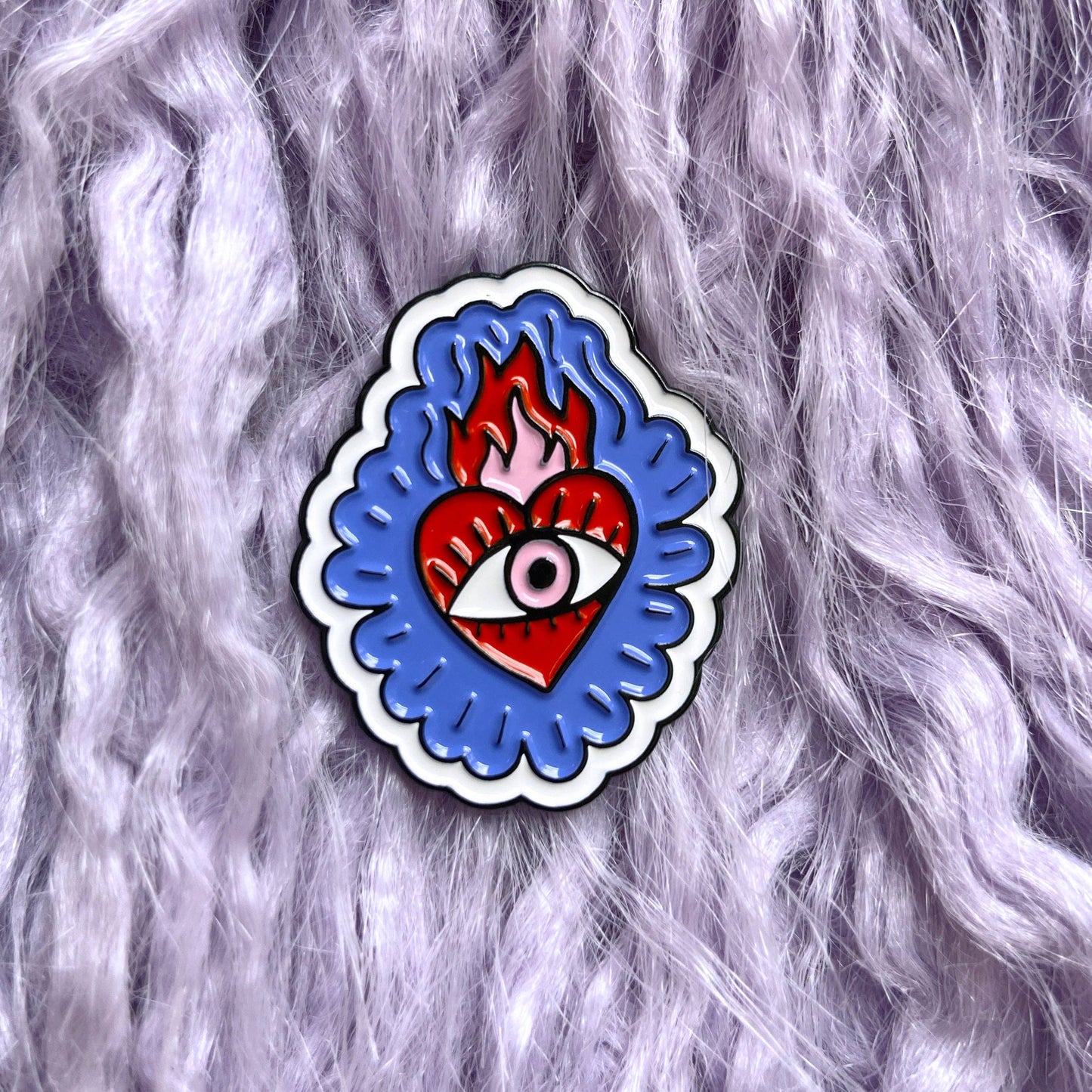 Burnin' Love Enamel Pin