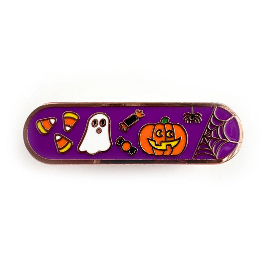 Halloween Personality Plaque Enamel Pin