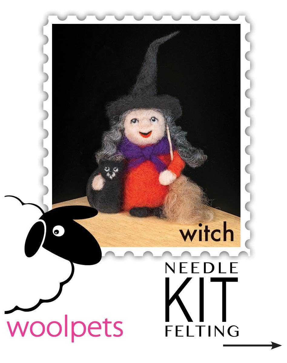 Witch Needle Felting Kit (Intermediate)