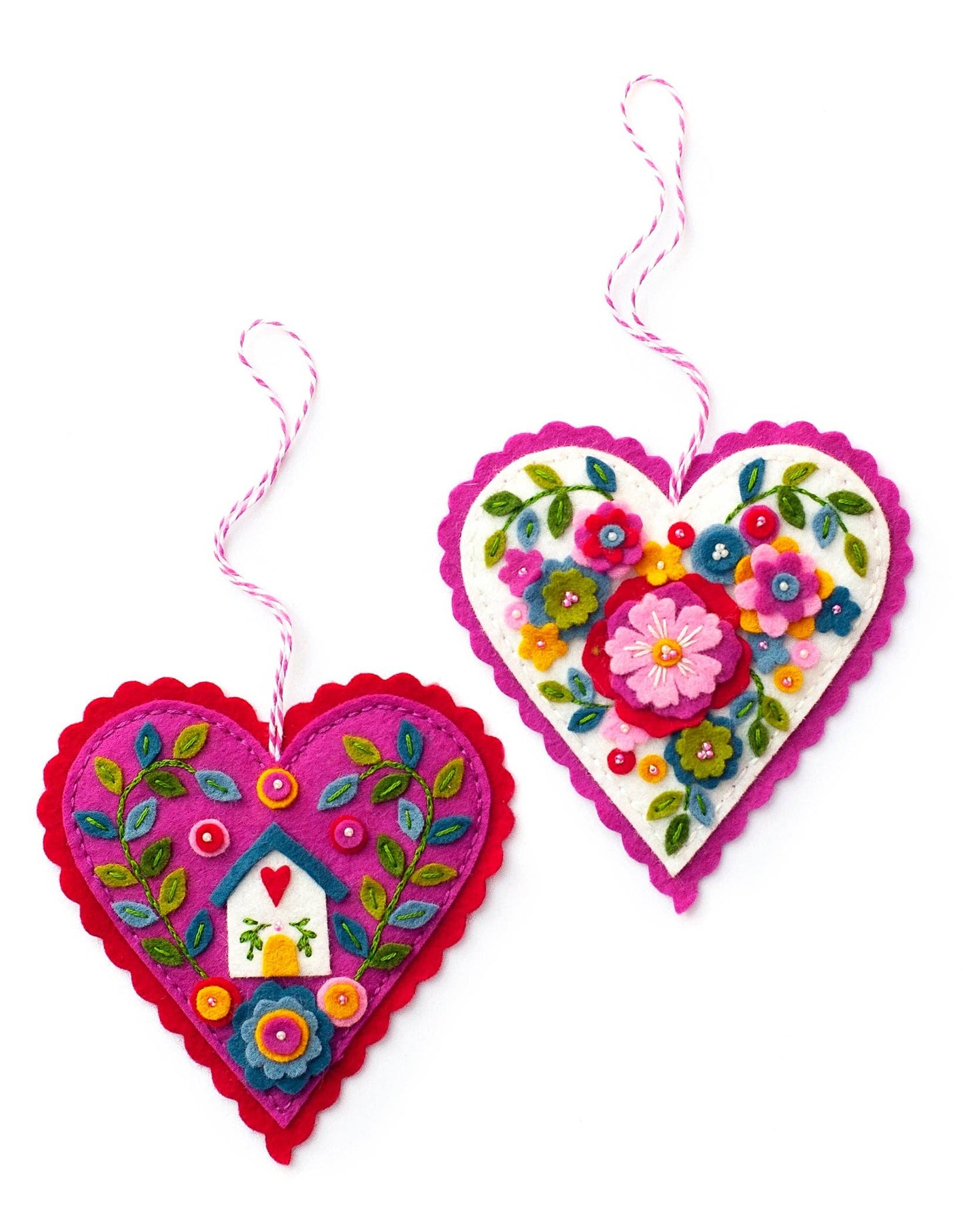 SALE - Heart in Home Felt Ornament Kit