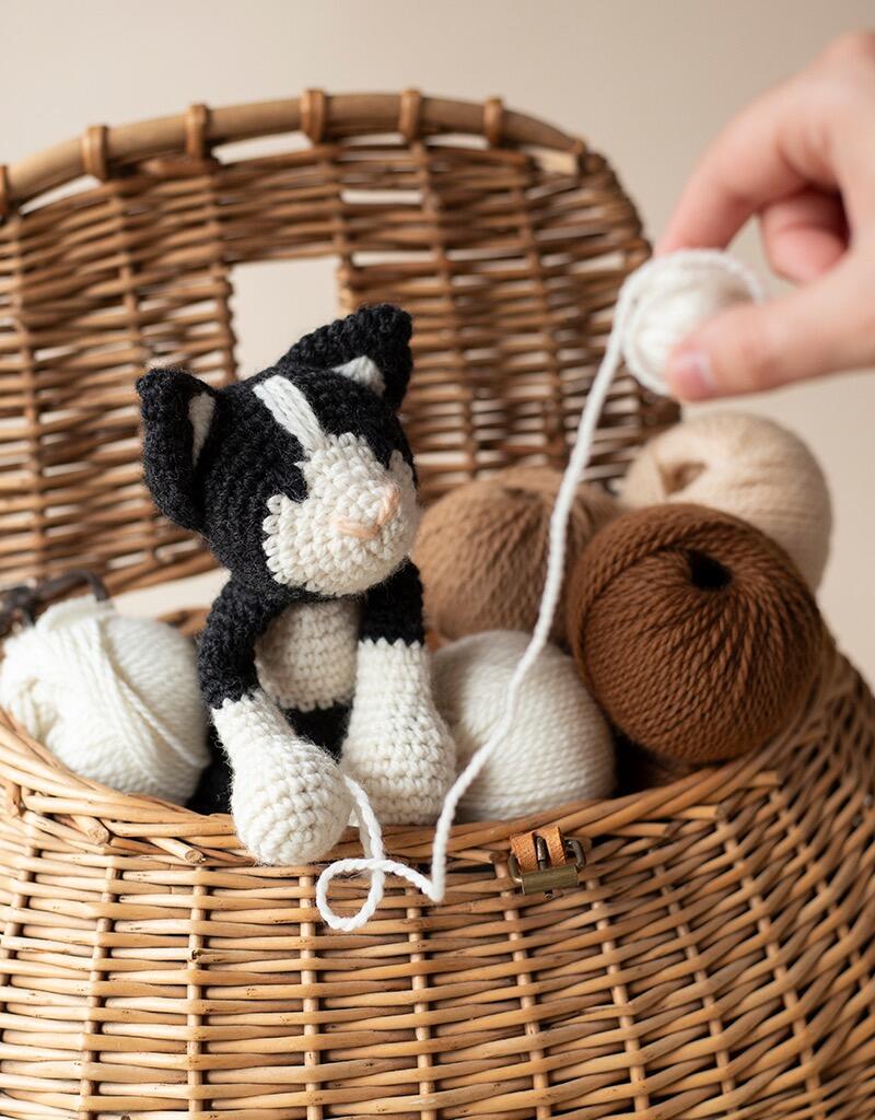 Paddy the Black and White Cat Crochet Kit