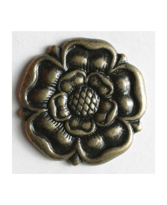 260834 - Rose Brass Button