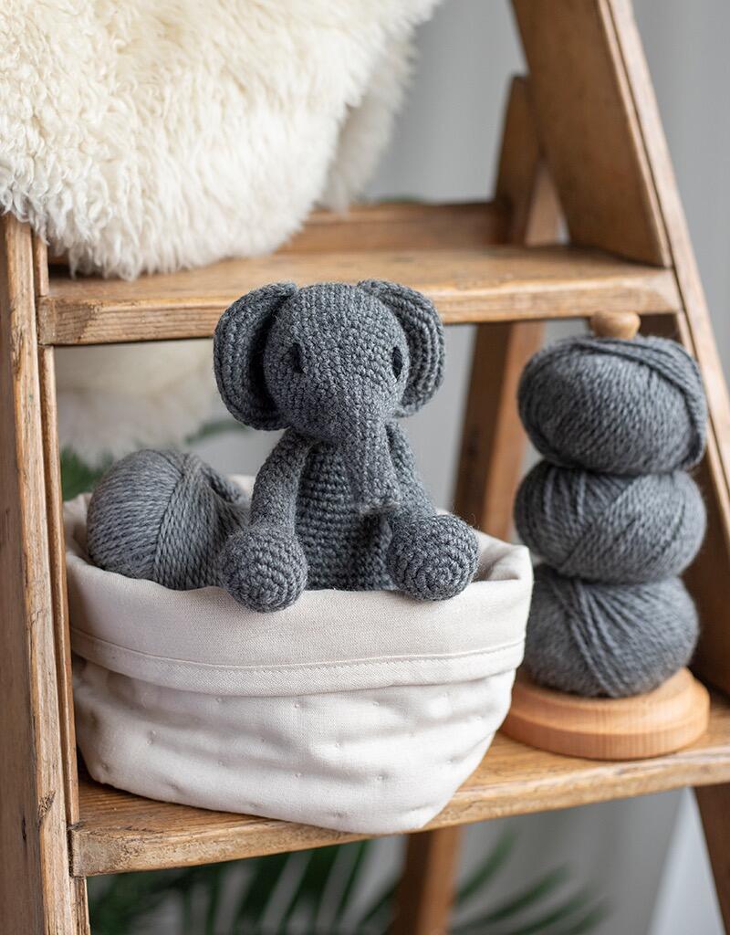 Bridget the Elephant Crochet Kit - Beginner!