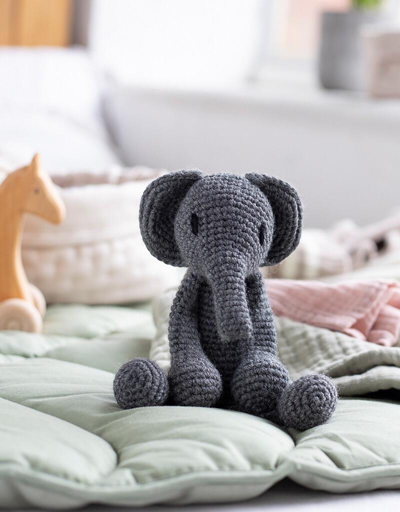 Bridget the Elephant Crochet Kit - Beginner!