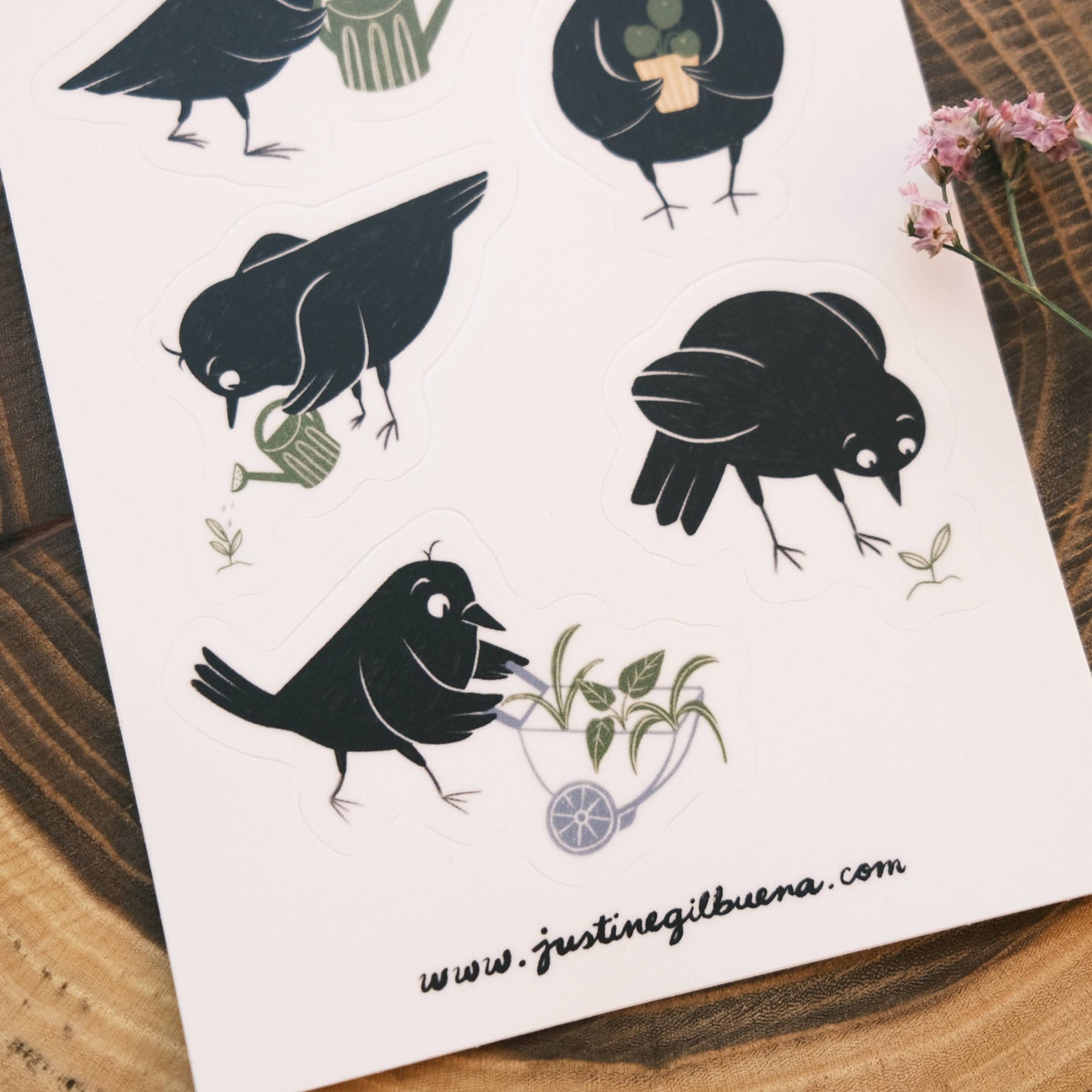 Blackbird Gardeners Sticker Sheet