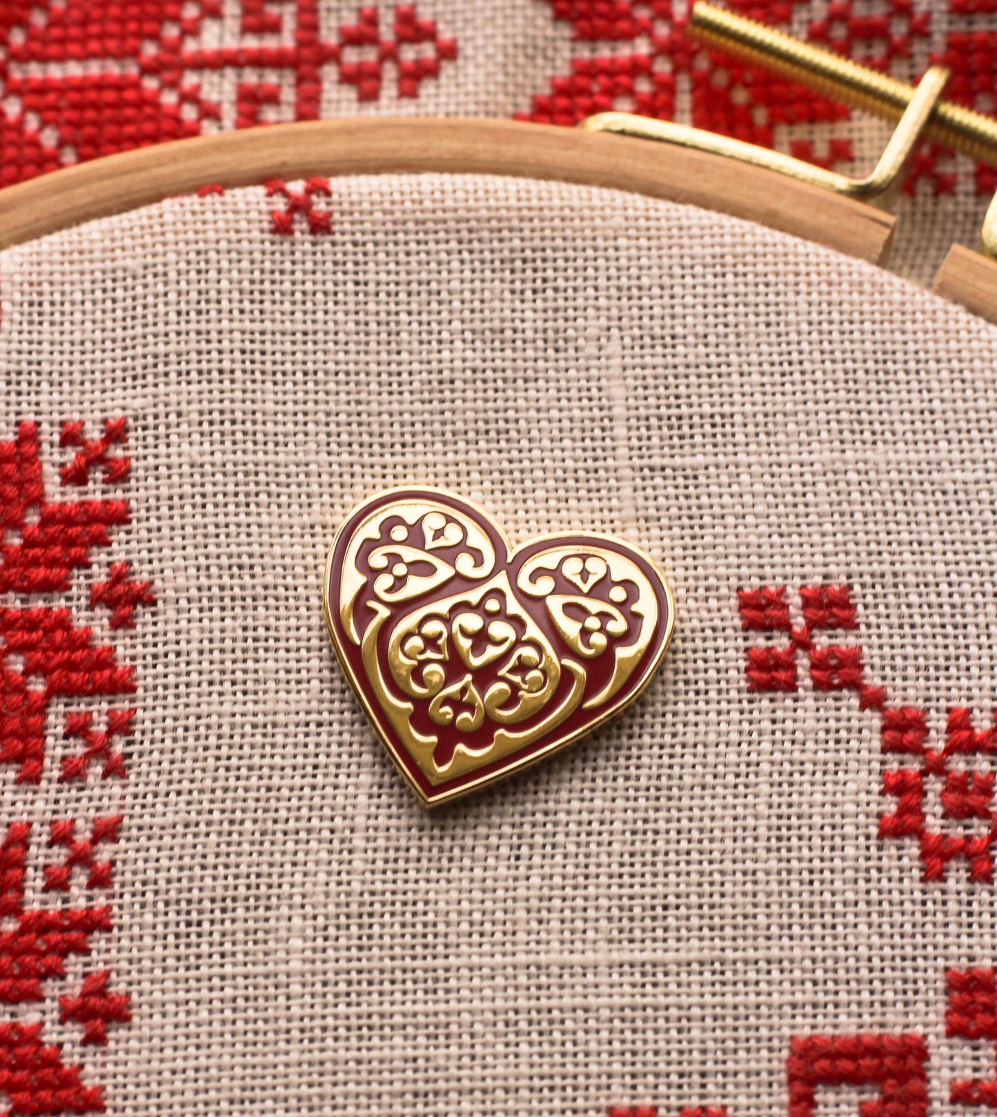 Byzantine Rose - Byzantine Inspired Needle Minder