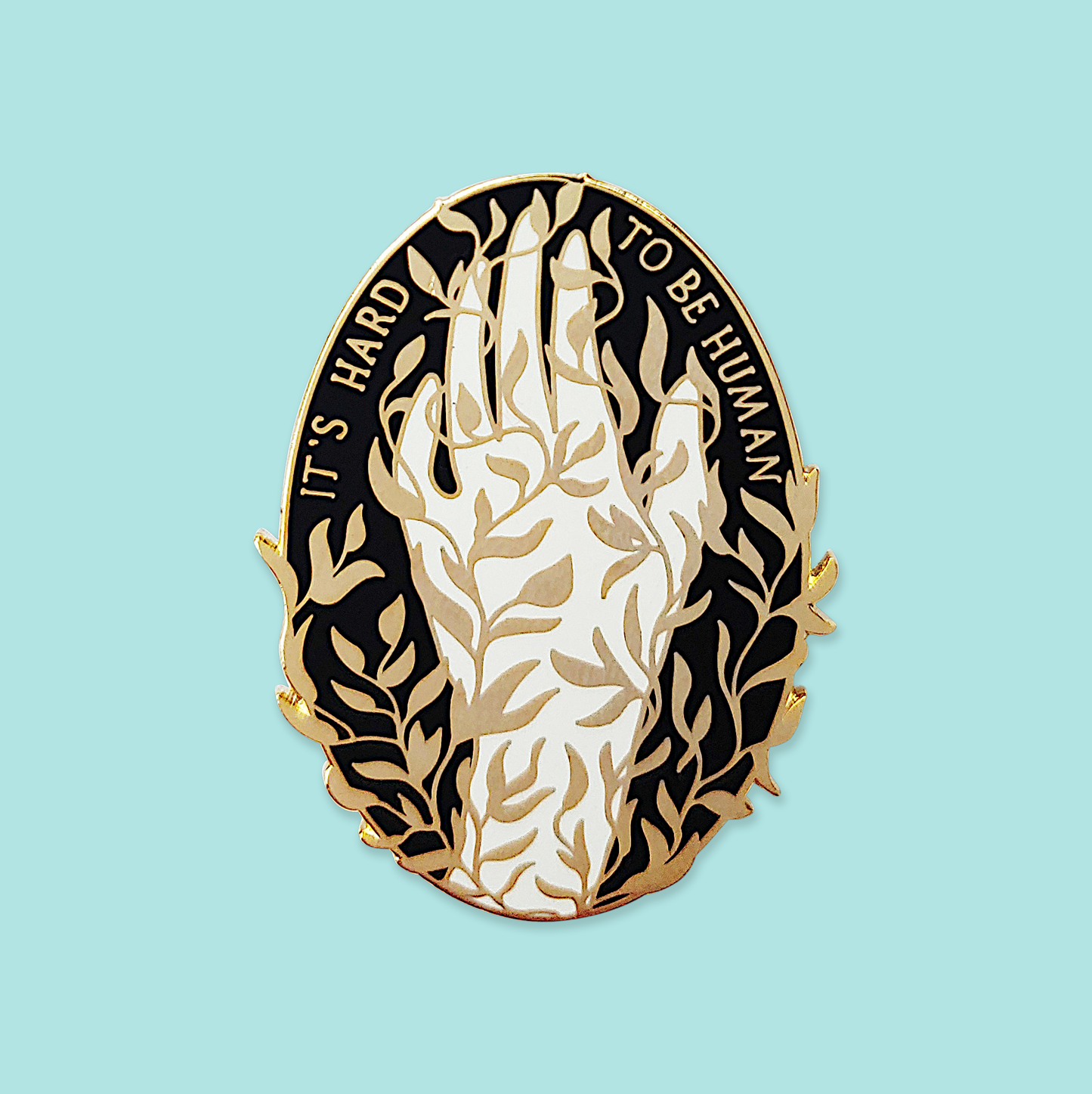Enamel Pin: It's Hard to be Human
