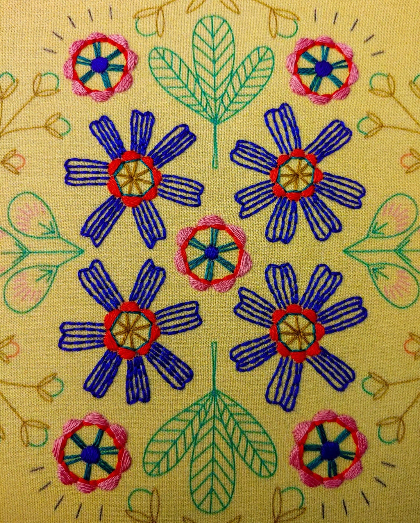 Wallflowers embroidery kit [last chance!]