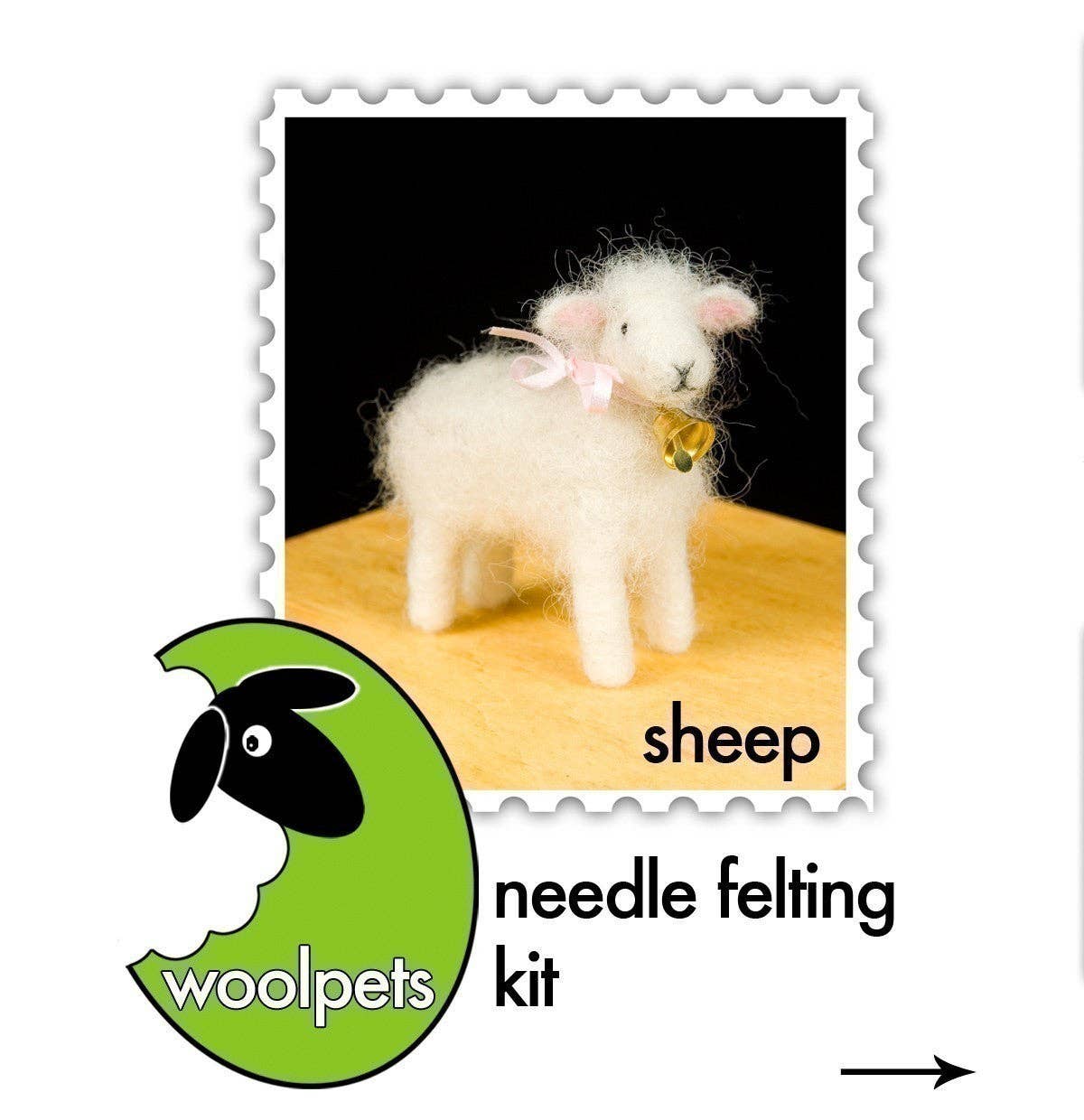 Sheep Needle Felting Kit (Intermediate)