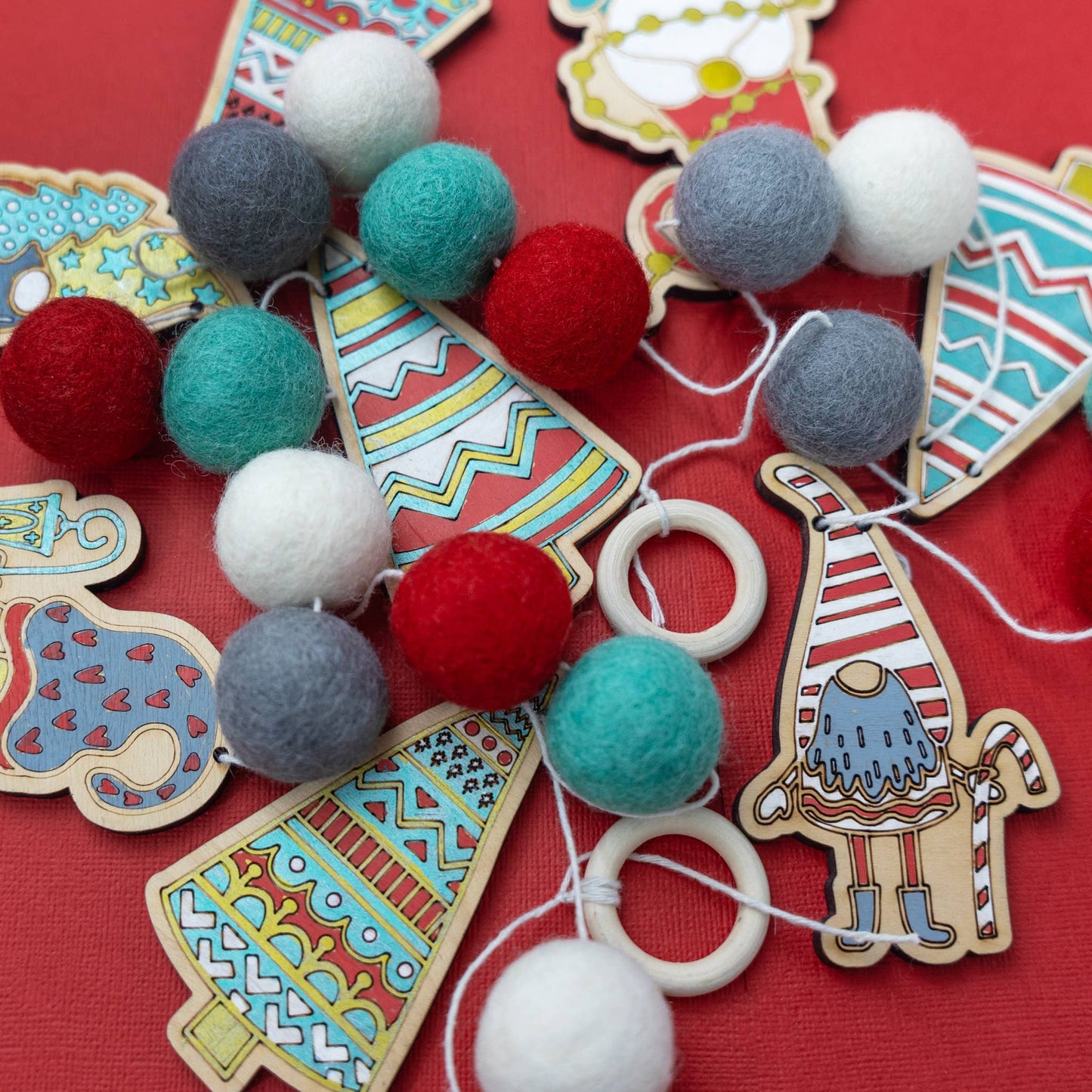 Gnome DIY Garland Kit