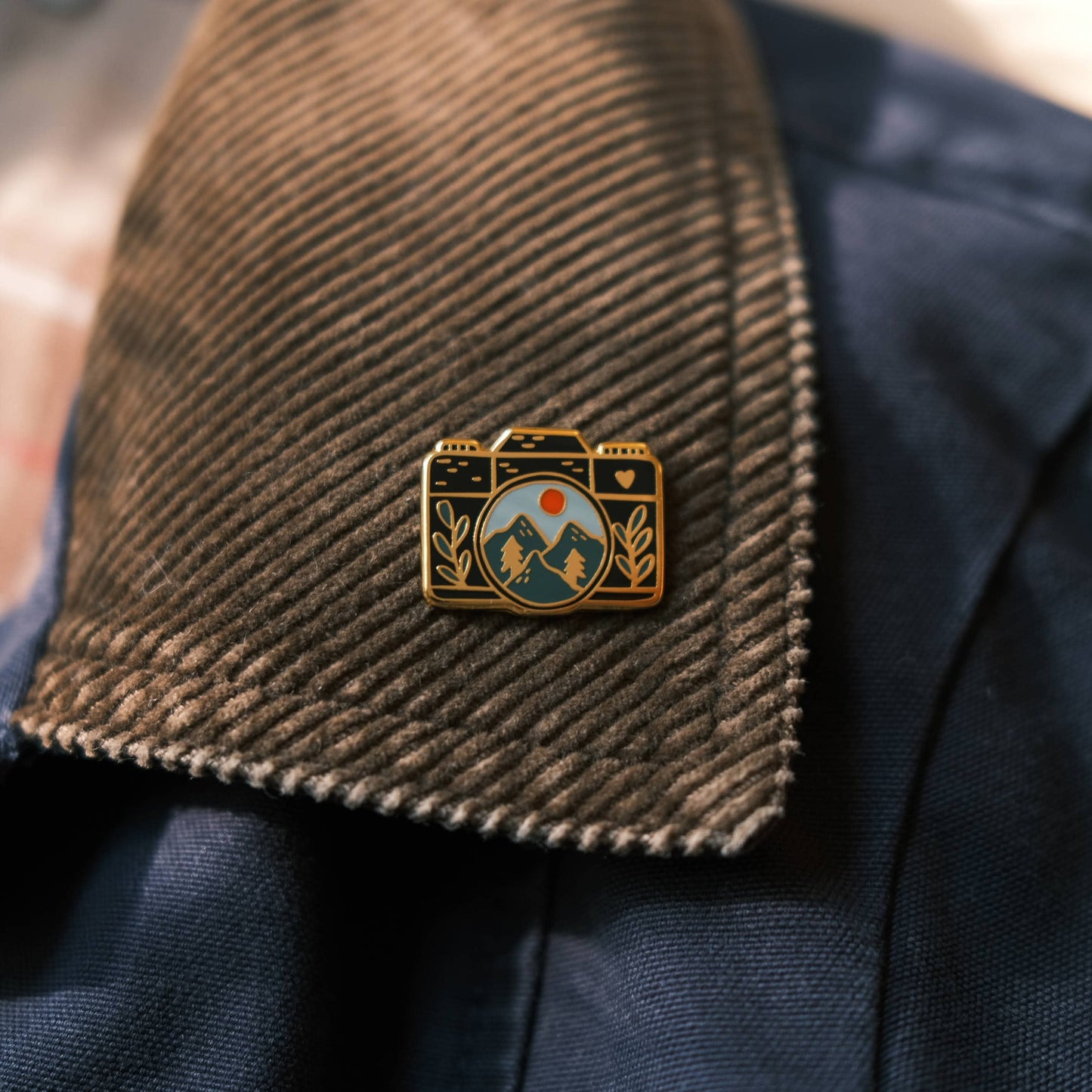 Camera Enamel Pin