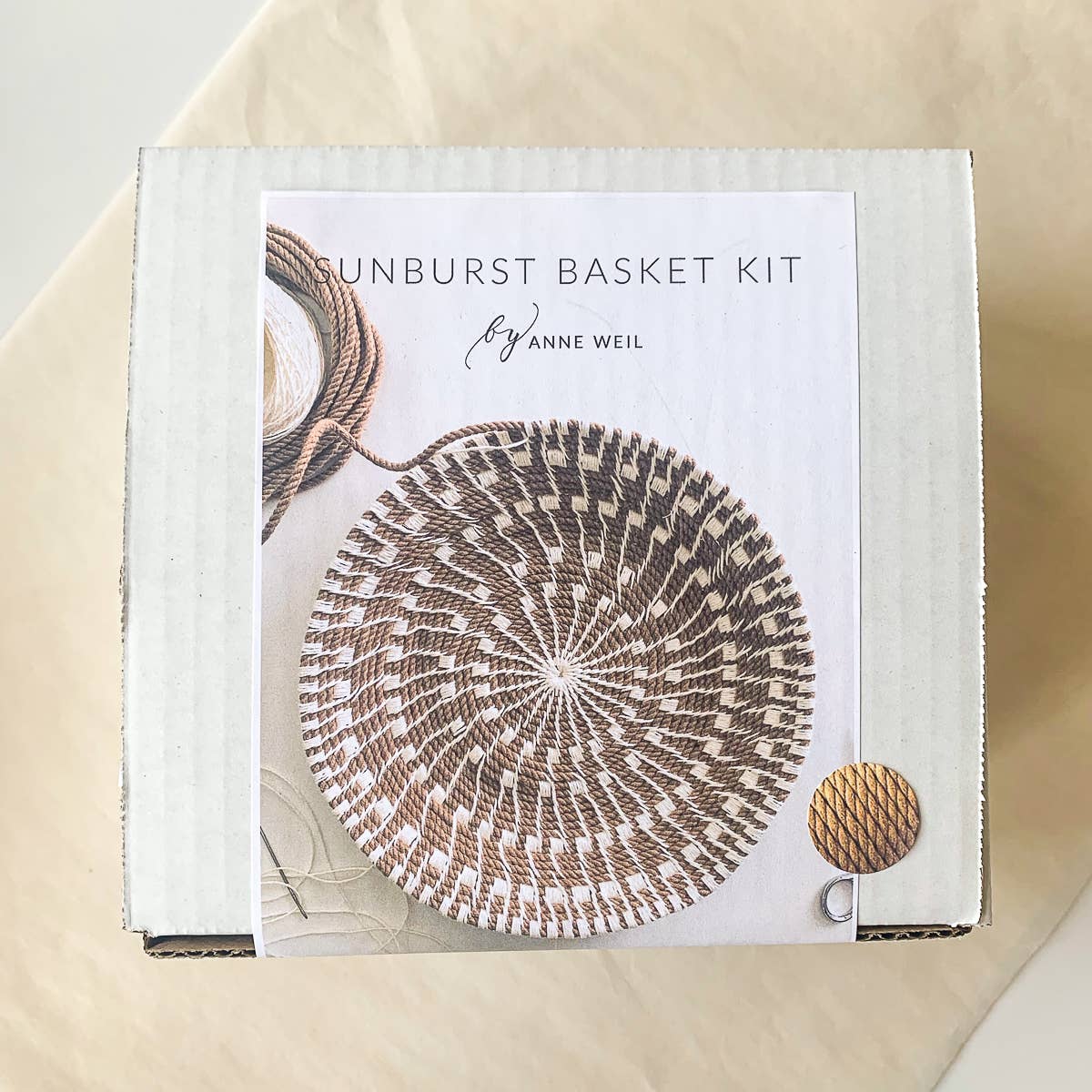 Sunburst Basket Kit: Olive