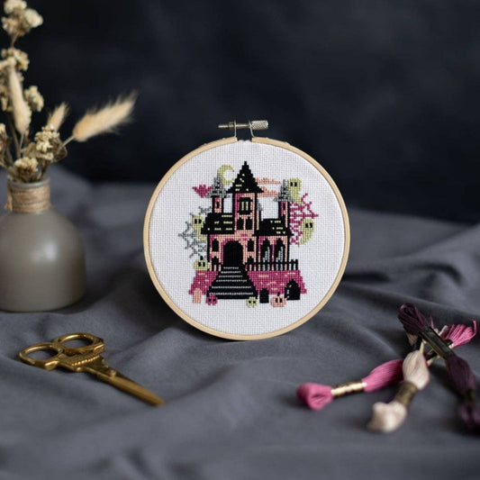 'The Haunted House' Cross Stitch Kit